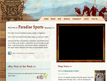 Tablet Screenshot of paradisesportsshop.com